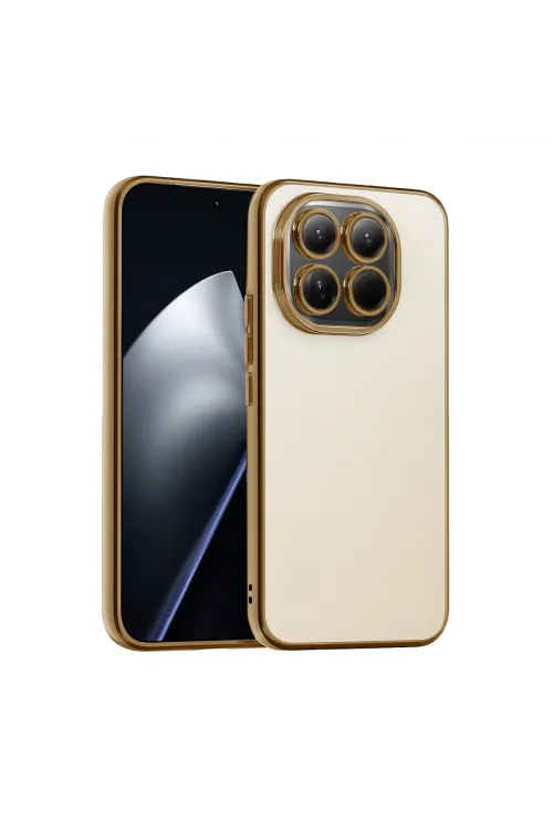 Xiaomi Mi 15 Razer Lensli Silikon - Gold