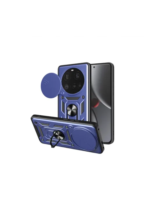 Xiaomi Mi 15 Ultra Kılıf Pars Lens Yüzüklü Silikon - Lacivert