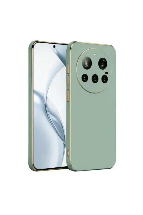 Xiaomi Mi 15 Ultra Kılıf Volet Silikon - Açık Yeşil
