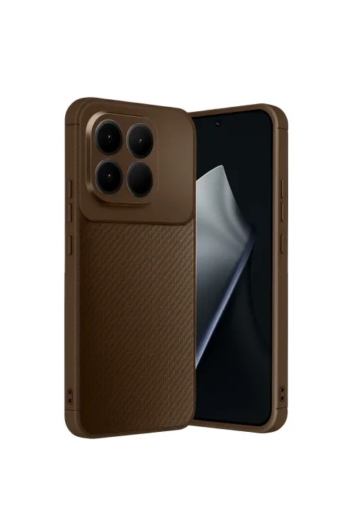 Xiaomi Mi 15t Auto Focus Karbon Kapak - Kahverengi