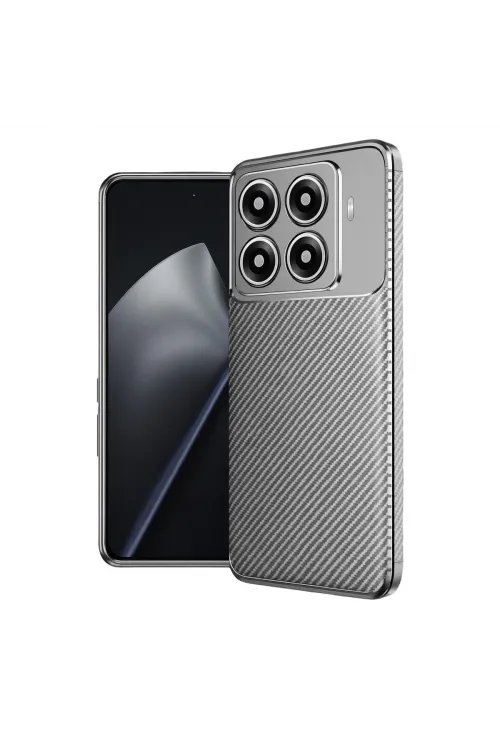 Xiaomi Mi 15t Pro Auto Focus Karbon Kapak - Gri