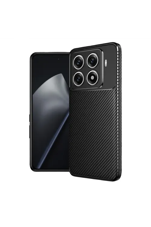 Xiaomi Mi 15t Pro Auto Focus Karbon Kapak - Siyah