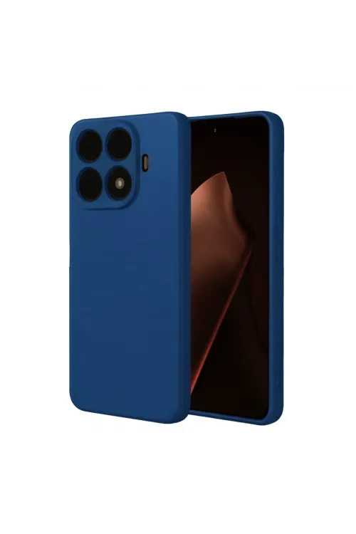 Xiaomi Mi 15t Pro Nano İçi Kadife Silikon - Lacivert