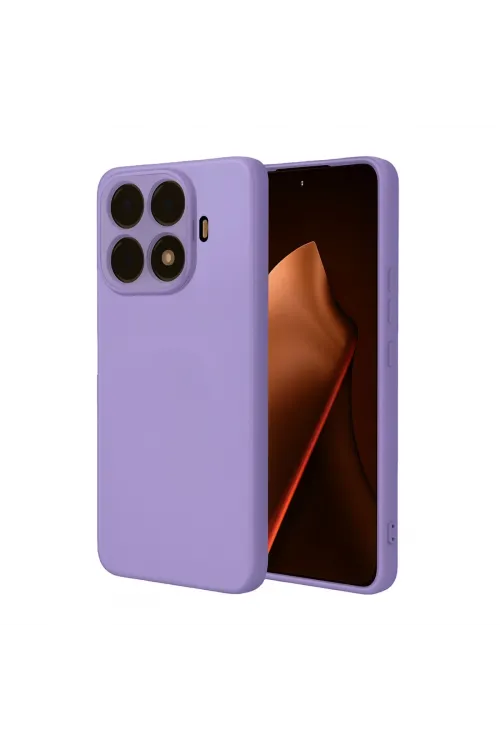 Xiaomi Mi 15t Pro Nano İçi Kadife Silikon - Lila