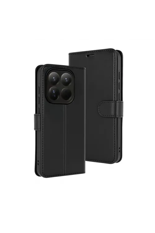 Xiaomi Mi 15t Trend S Plus Kapaklı Kılıf - Siyah