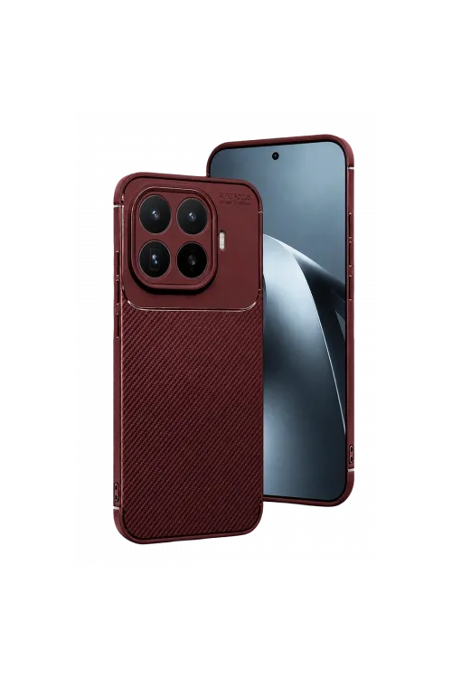 Xiaomi Mi 17t Pro Auto Focus Karbon Kapak - Bordo