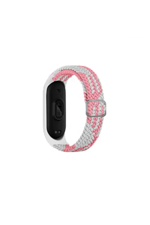 Xiaomi Mi Band 7  Kordon - Pembe-beyaz