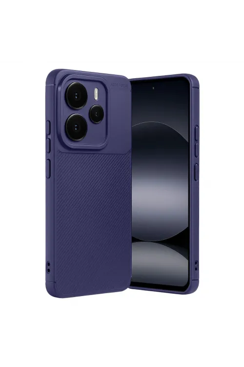 Xiaomi Note 14 5g Auto Focus Karbon Kapak - Lacivert