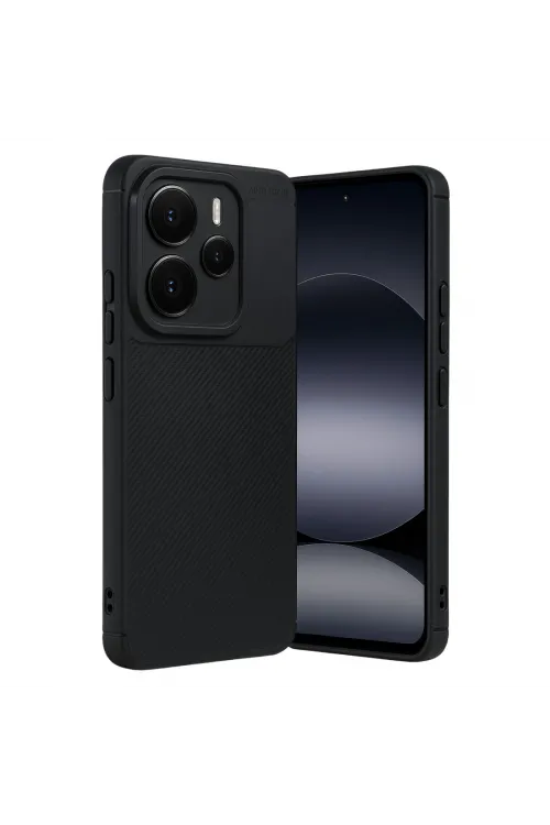 Xiaomi Note 14 5g Auto Focus Karbon Kapak - Siyah