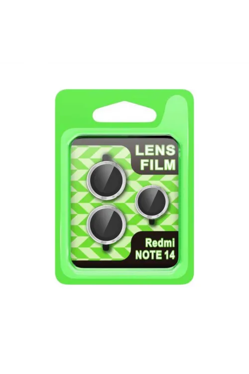 Xiaomi Note 14 5g Raze Metal Kamera Lens - Gümüş