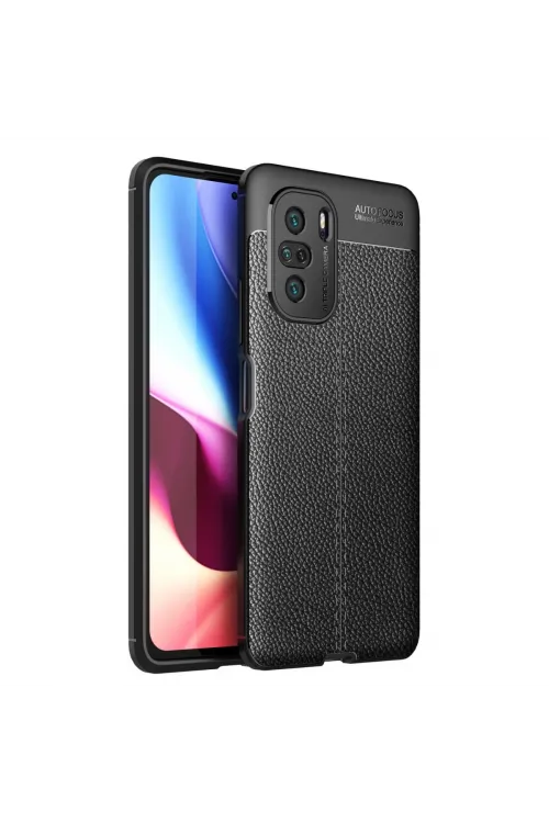 Xiaomi Poco F3 Kılıf Auto Focus Kapak - Siyah