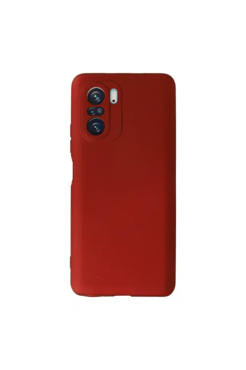 Xiaomi Poco F3 Kılıf First Silikon - Kırmızı