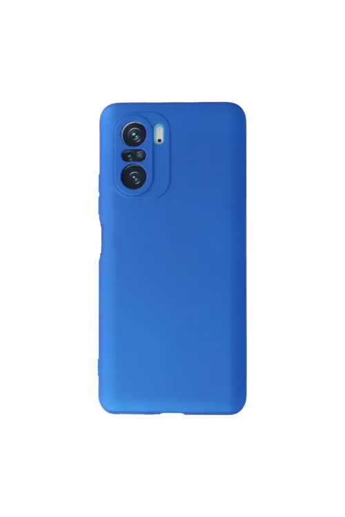 Xiaomi Poco F3 Kılıf First Silikon - Mavi
