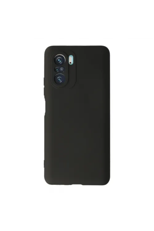 Xiaomi Poco F3 Kılıf First Silikon - Siyah