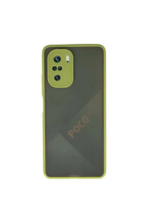 Xiaomi Poco F3 Kılıf Montreal Silikon Kapak - Açık Yeşil