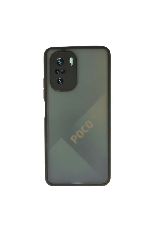 Xiaomi Poco F3 Kılıf Montreal Silikon Kapak - Siyah