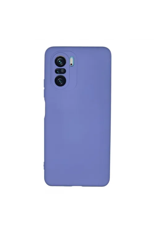 Xiaomi Poco F3 Kılıf Nano İçi Kadife Silikon - Lila