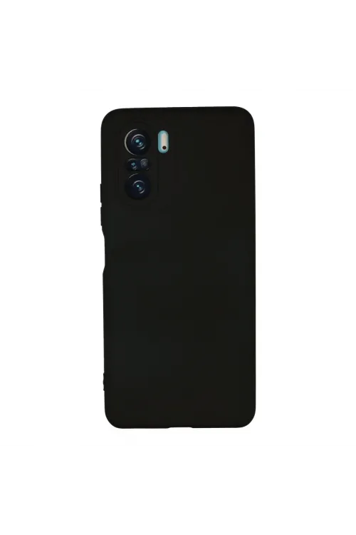 Xiaomi Poco F3 Kılıf Nano İçi Kadife Silikon - Siyah