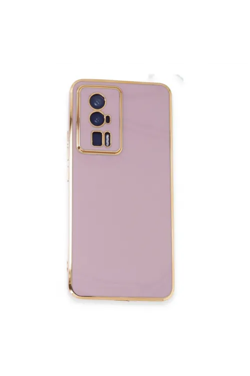 Xiaomi Poco F5 Pro Kılıf Volet Silikon - Mor