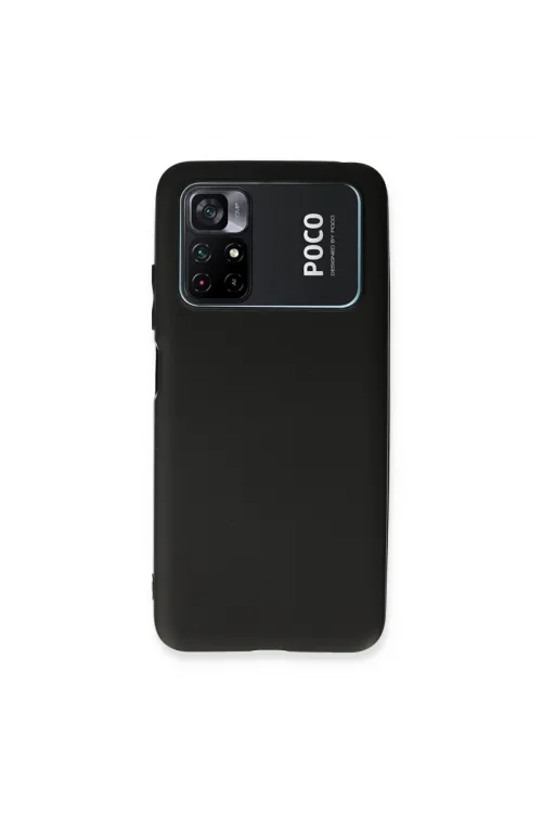 Xiaomi Poco M4 Pro 4g Kılıf First Silikon - Siyah