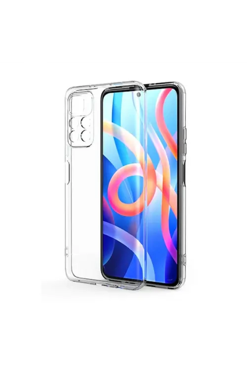 Xiaomi Poco M4 Pro 4g Kılıf Lüx Şeffaf Silikon