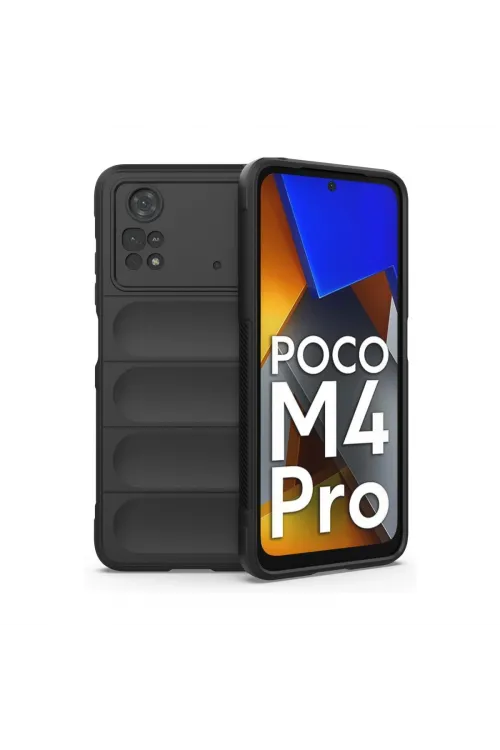 Xiaomi Poco M4 Pro 4g Kılıf Optimum Silikon - Siyah
