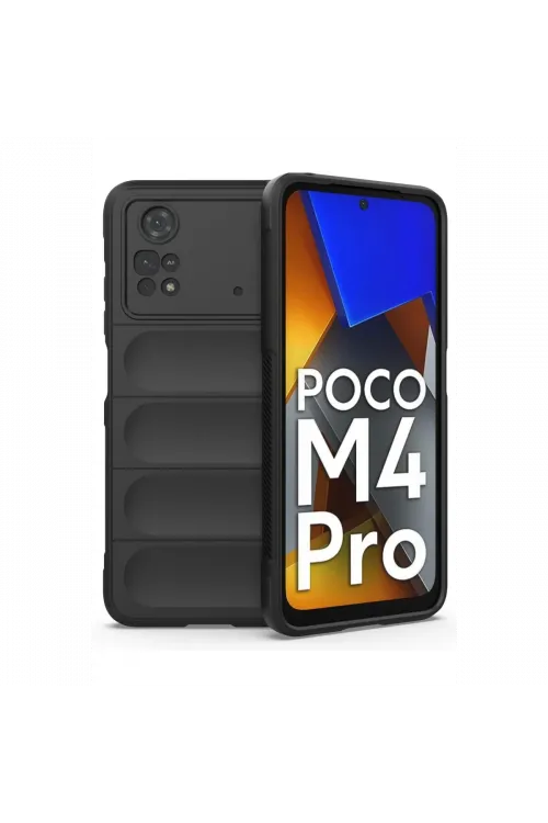 Xiaomi Poco M4 Pro 4G Kılıf Optimum Silikon - Siyah