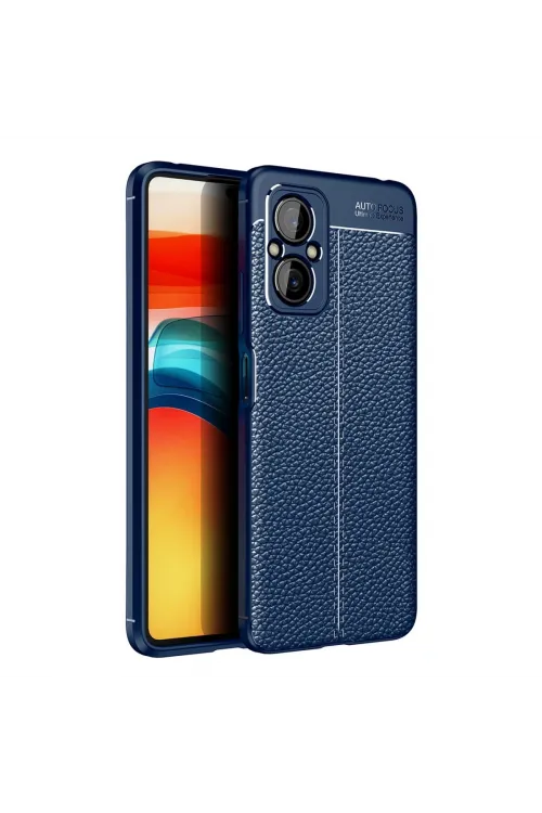 Xiaomi Poco M5 Kılıf Auto Focus Kapak - Lacivert