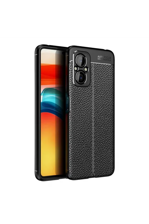 Xiaomi Poco M5 Kılıf Auto Focus Kapak - Siyah