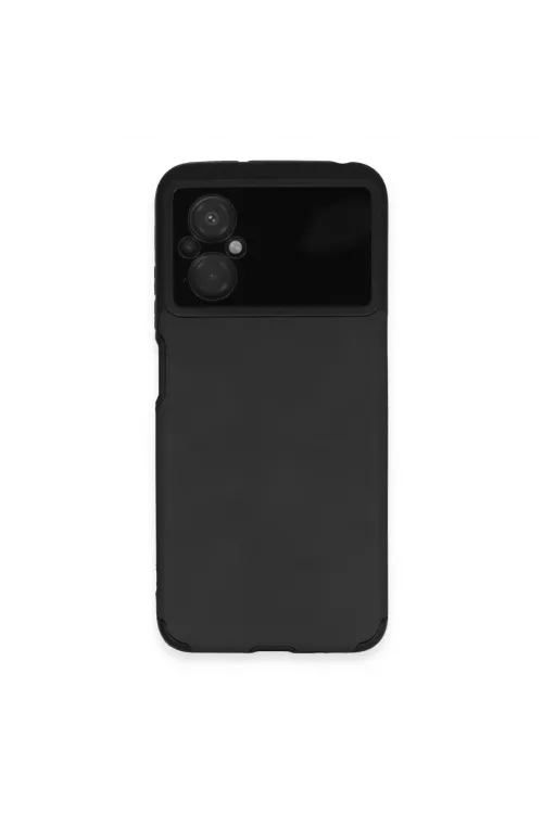 Xiaomi Poco M5 Kılıf Loop Deri Silikon - Siyah