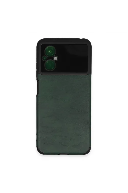 Xiaomi Poco M5 Kılıf Loop Deri Silikon - Yeşil