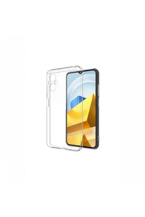 Xiaomi Poco M5 Kılıf Lüx Şeffaf Silikon