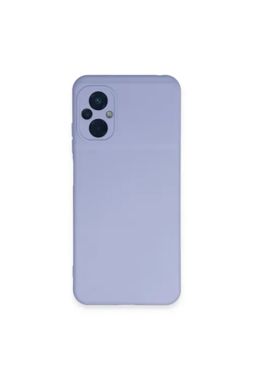 Xiaomi Poco M5 Kılıf Nano İçi Kadife Silikon - Lila