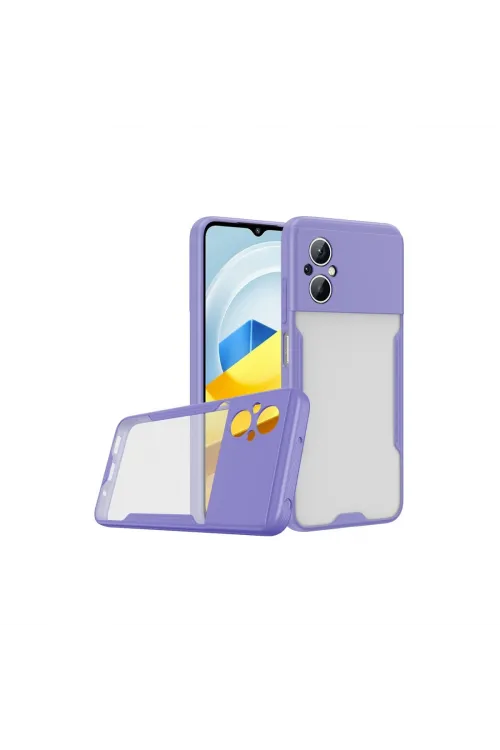 Xiaomi Poco M5 Kılıf Platin Silikon - Lila
