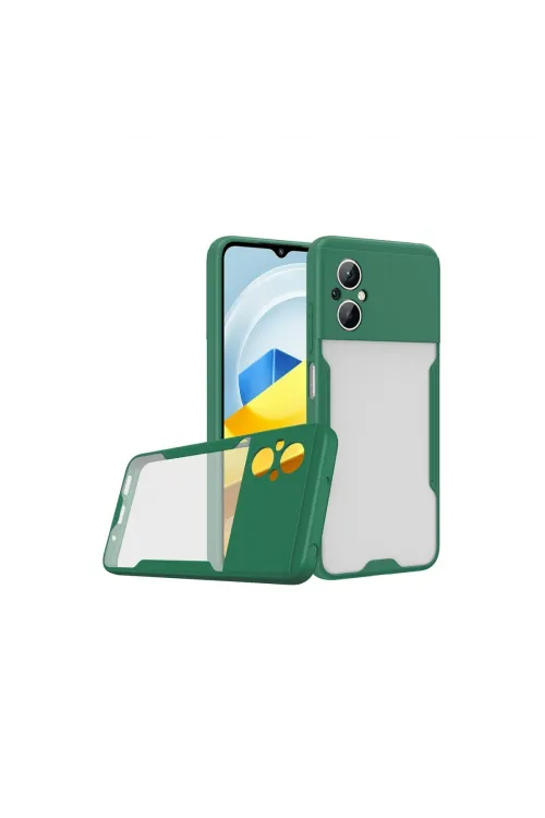 Xiaomi Poco M5 Kılıf Platin Silikon - Yeşil