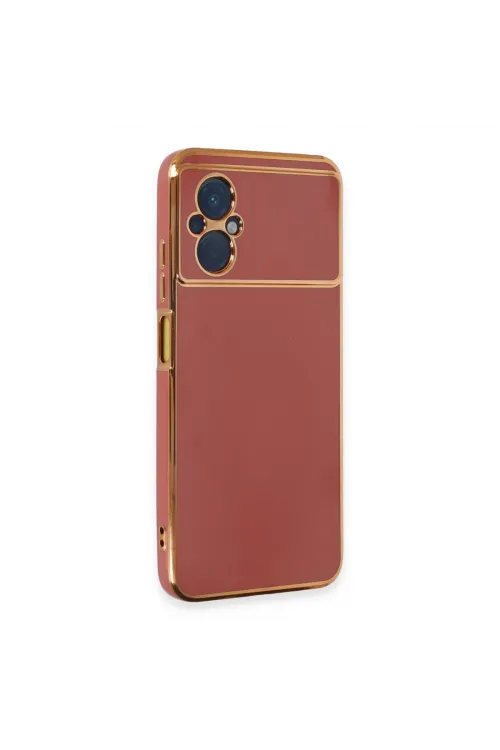 Xiaomi Poco M5 Kılıf Volet Silikon - Kırmızı
