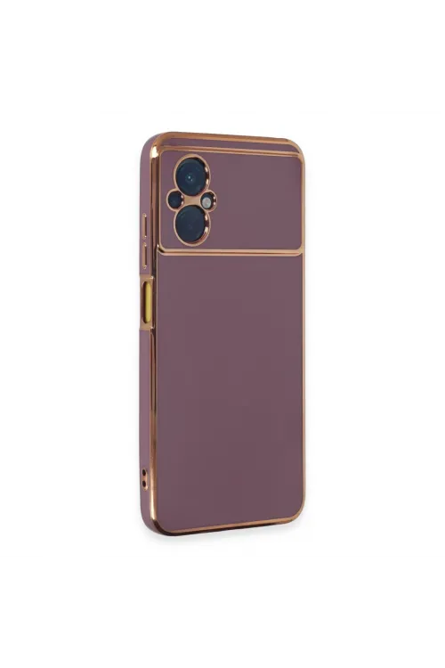 Xiaomi Poco M5 Kılıf Volet Silikon - Mor