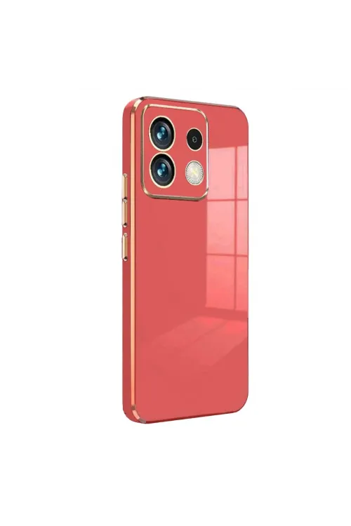 Xiaomi Poco M6 Pro 4g Kılıf Volet Silikon - Kırmızı