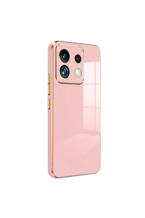 Xiaomi Poco M6 Pro 4g Kılıf Volet Silikon - Pembe