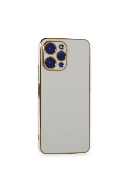 Xiaomi Poco M6 Pro 5g Kılıf Volet Silikon - Beyaz