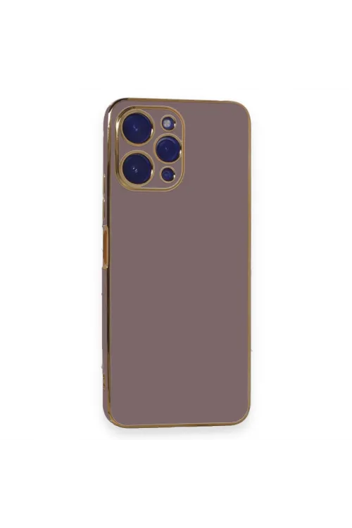 Xiaomi Poco M6 Pro 5g Kılıf Volet Silikon - Mor