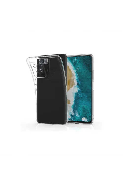 Xiaomi Poco X3 Gt Kılıf Lüx Şeffaf Silikon
