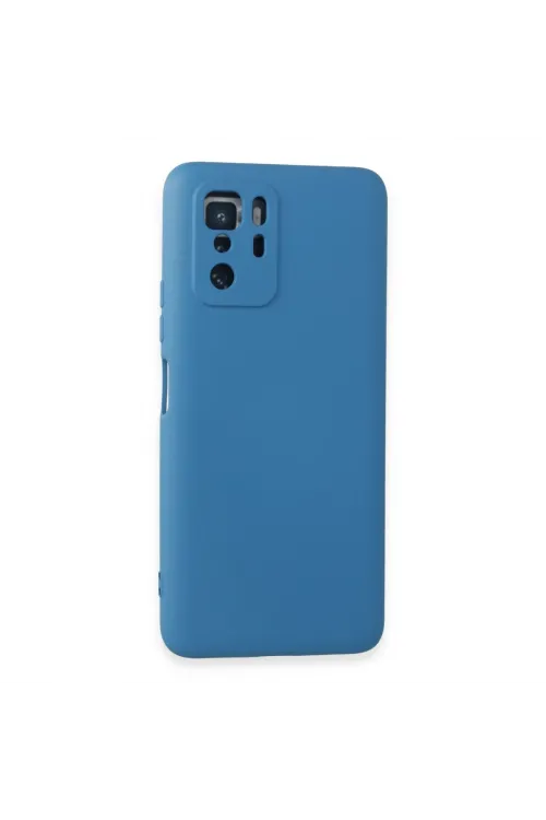 Xiaomi Poco X3 Gt Kılıf Nano İçi Kadife Silikon - Mavi