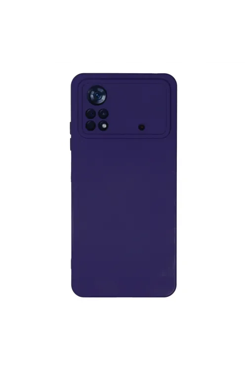 Xiaomi Poco X4 Pro 5g Kılıf Nano İçi Kadife Silikon - Mor