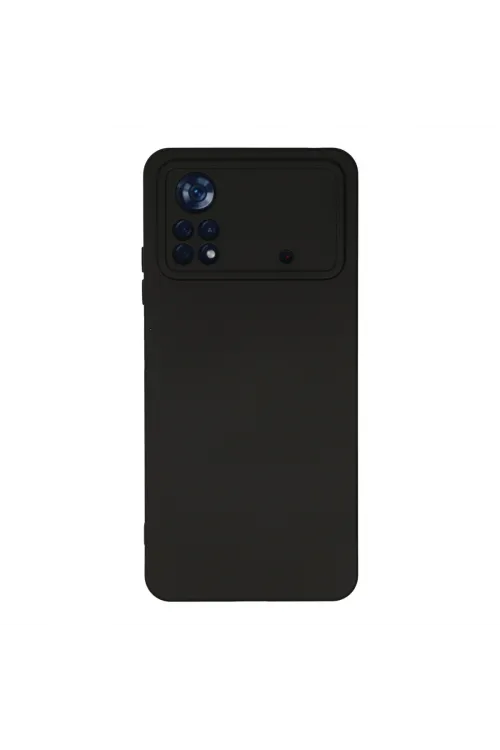 Xiaomi Poco X4 Pro 5g Kılıf Nano İçi Kadife Silikon - Siyah