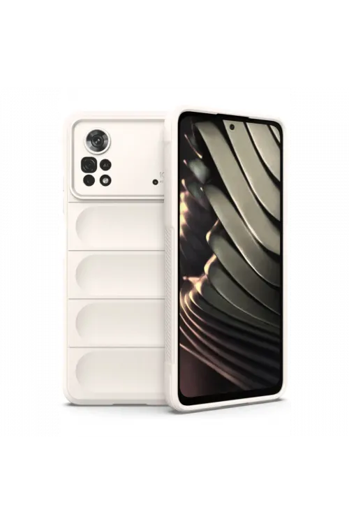 Xiaomi Poco X4 Pro 5G Kılıf Optimum Silikon - Krem