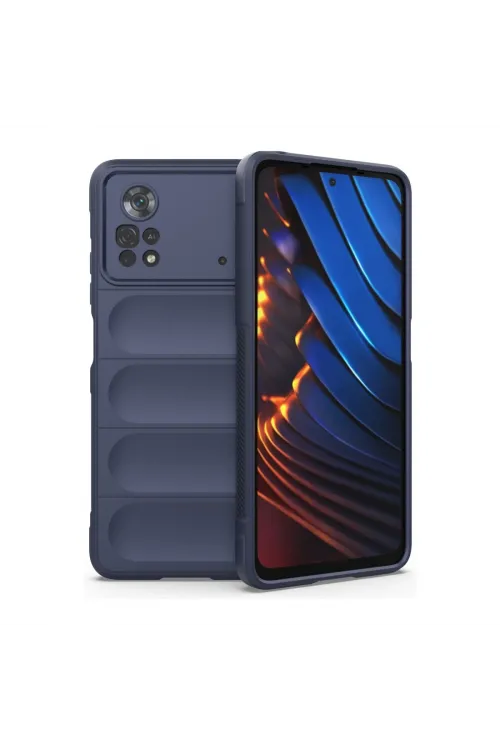 Xiaomi Poco X4 Pro 5g Kılıf Optimum Silikon - Lacivert