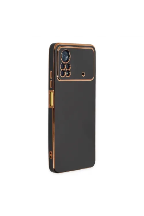 Xiaomi Poco X4 Pro 5g Kılıf Volet Silikon - Siyah
