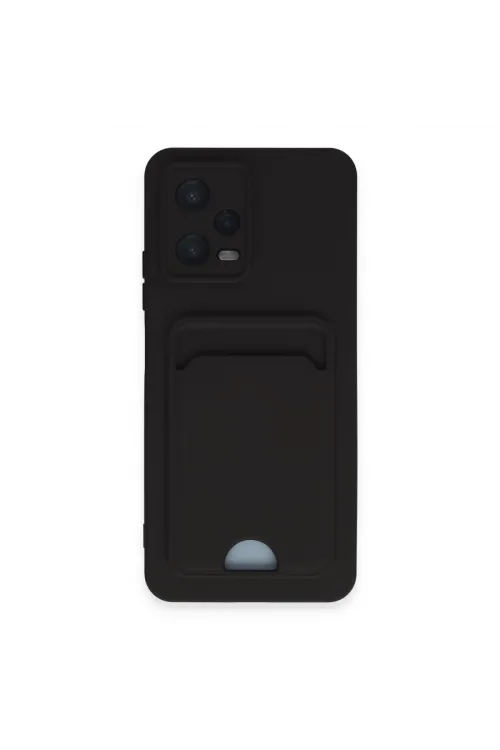 Xiaomi Poco X5 5g Kılıf Kelvin Kartvizitli Silikon - Siyah