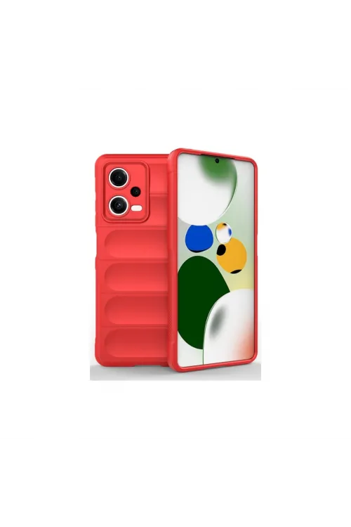 Xiaomi Poco X5 5g Kılıf Optimum Silikon - Kırmızı